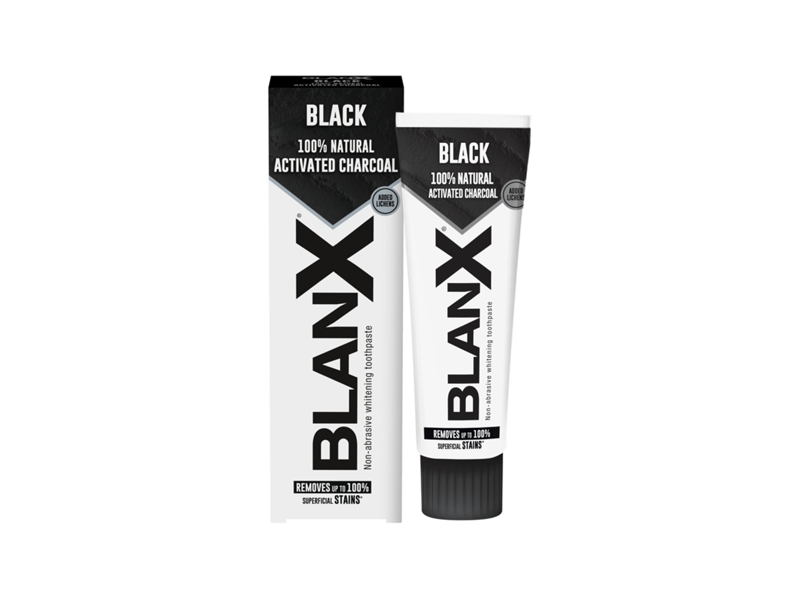 Pasta de dientes blanqueadora negra BLANX