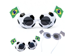 Gafas de fútbol con banderas nacionales, decoración para fiestas temáticas y aficionados del Mundial 2026.