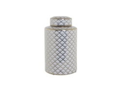 Jarron Porcelana Blanco 18x18x30,5cm