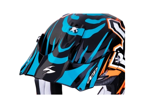 Visera para casco de moto Scorpion VX-16 Air Peak Replica