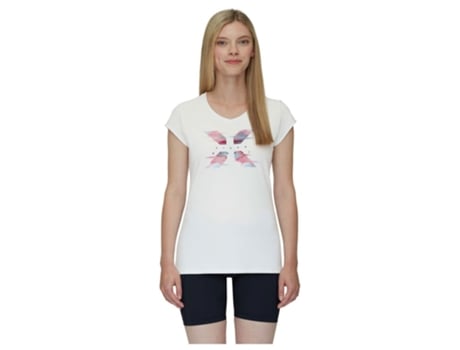 Camiseta de Mujer MAMMUT Trovat Fader Blanco (S)