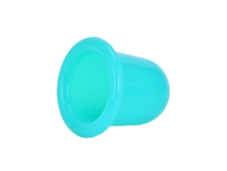 (verde) Copa De Masaje De Silicona Con Ventosa Al Vacío