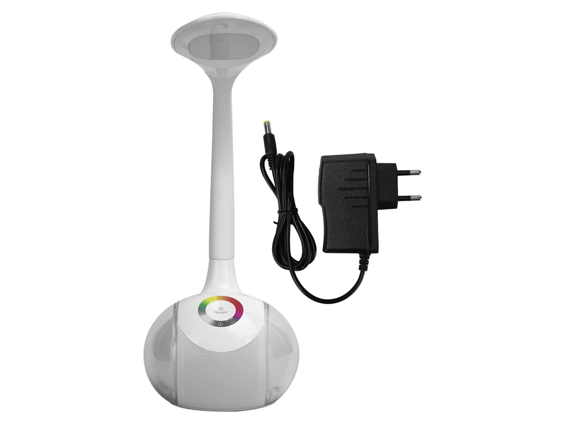 Lámpara De Mesa Con Altavoz Bluetooth, Luz Nocturna Led Táctil Rgb, Protección Ocular.