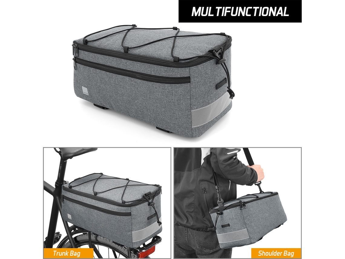 Bolsa Trasera Isotérmica Para Bicicleta De 8 Litros Con Soporte Reflectante Para Alimentos Fríos O Calientes, Mtb Trail