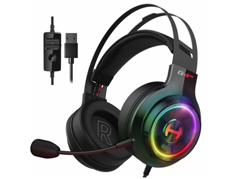 Auriculares Gaming ENZONS G4 Te Gaming para Pc Ps4 7.1 Surround Sound Gaming Usb Over-Ear con micrófono con cancelación de ruido para Mac Lapto