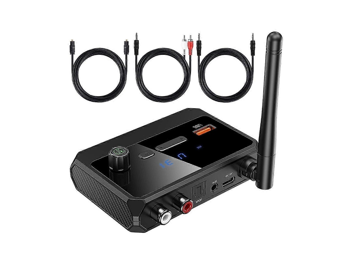 Adaptador Bluetooth para receptor estéreo Receptor Bluetooth 5.3, Adaptador de audio inalámbrico para el hogar Rosewell