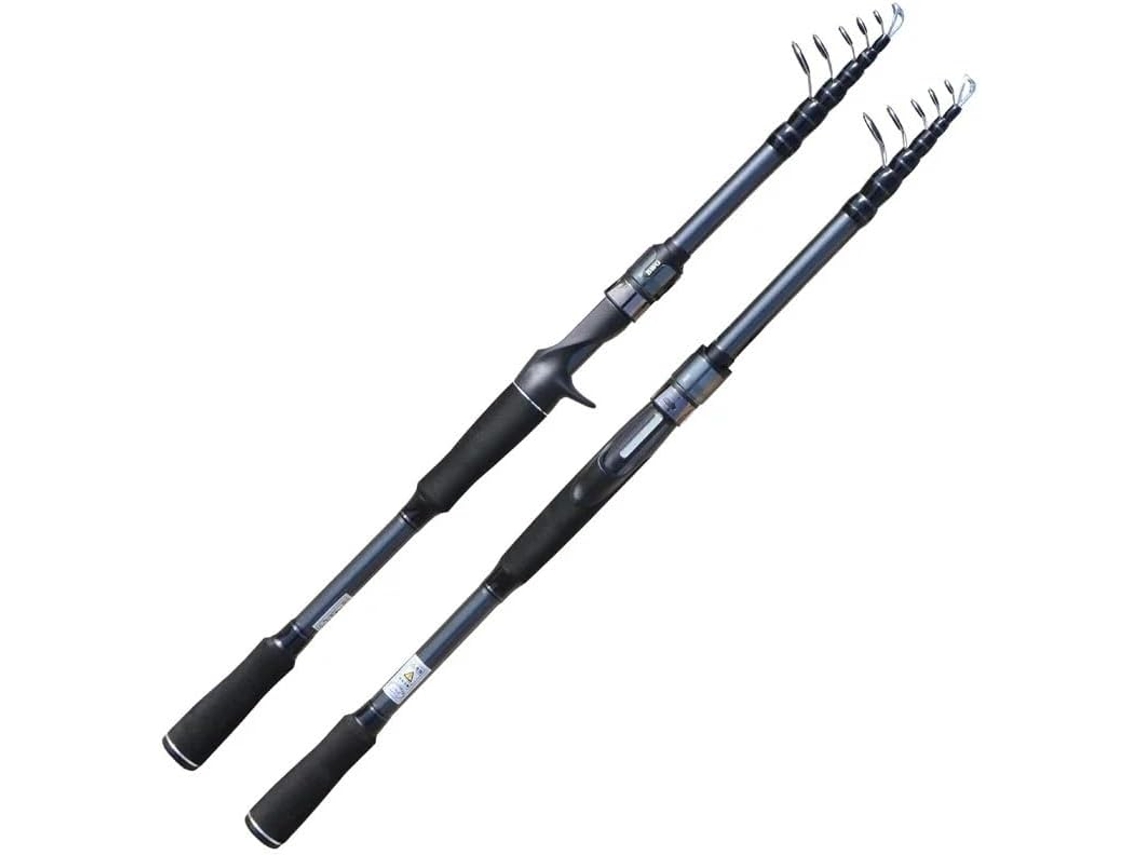 Caña De Pescar, Pesca Mar, Pescar Telescópica Ultraligera Carbono 1,8-3,0 M, Súper Resistente Para Trucha.,...