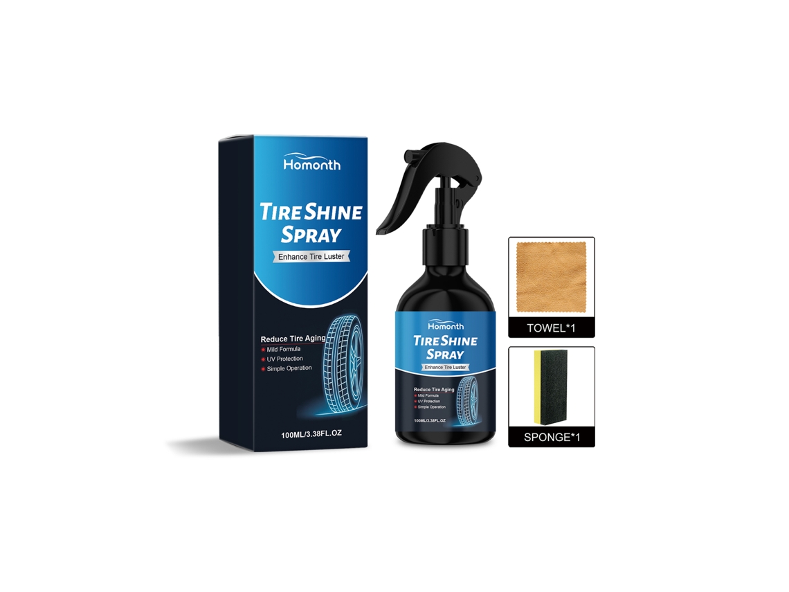 Spray abrillantador de neumáticos Homonth (sin marca)