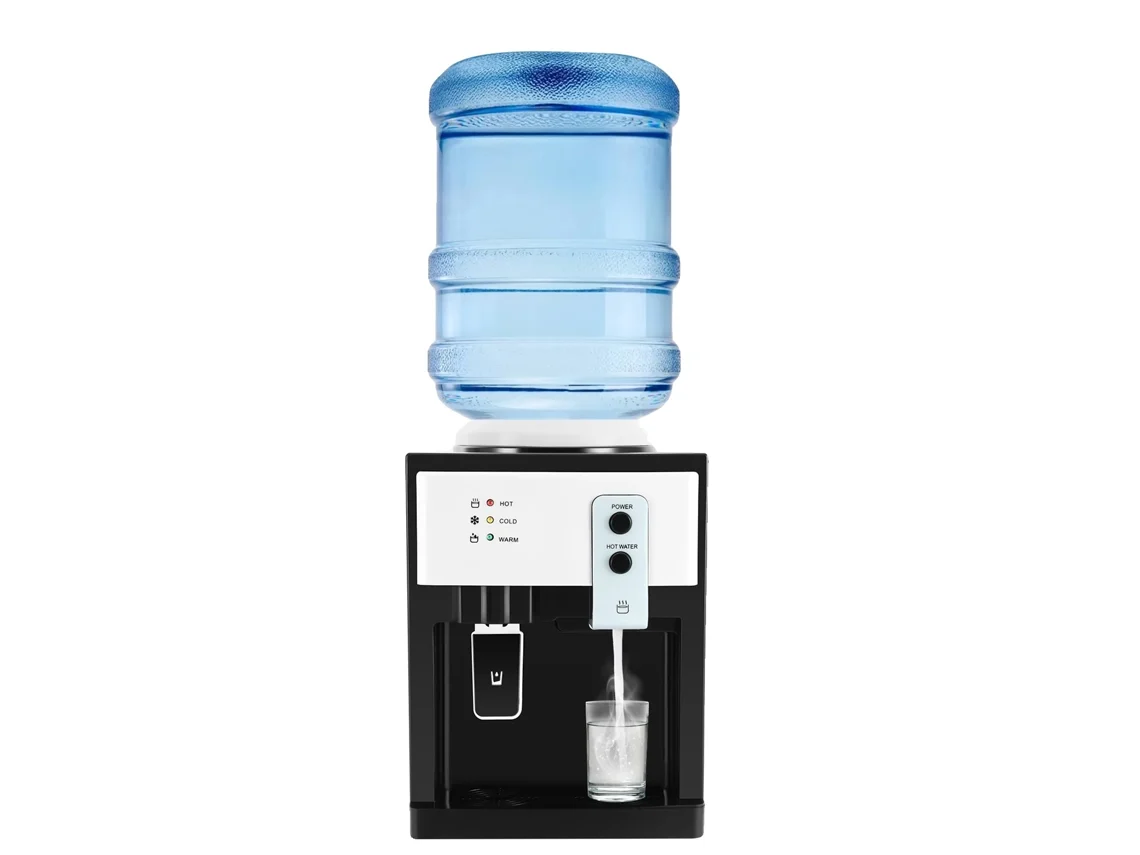 Dispensador de agua fría y caliente, compacto, color negro OEM