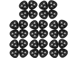 Ruedas Ruedas 32 Piezas Mini Giratorias Autoadhesivas