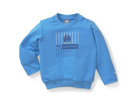 Camiseta para Bebé Niña de Fútbol PUMA (2 Años 1/2 - Algodón - Azul)