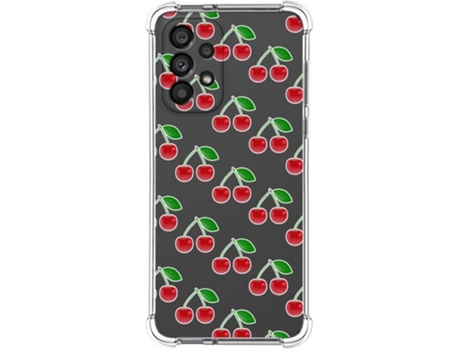 Carcasa Samsung Galaxy A53 5G TUMUNDOSMARTPHONE Dibujos Antigolpes Cerezas Multicolor