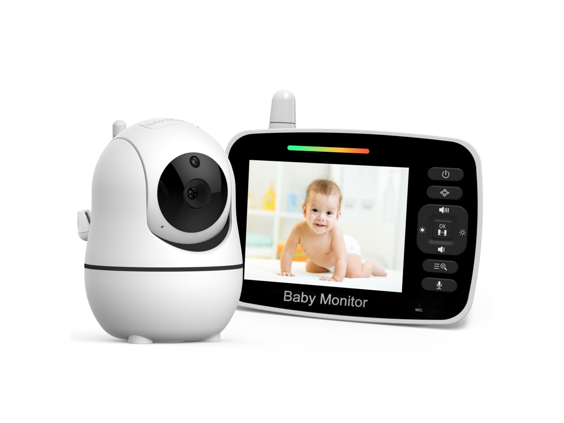 YUYSAN 3 Monitor para bebés de 5 pulgadas Sm935E con intercomunicador de voz con visión nocturna