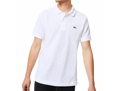 Polo de Manga Corta Hombre Lacoste Blanco L