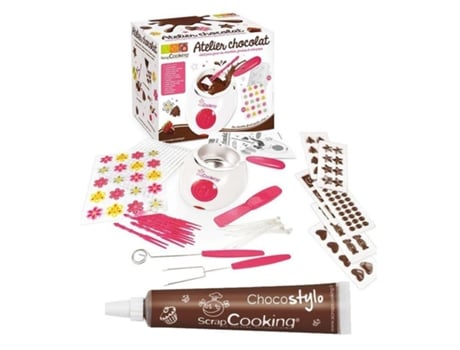 Fondue de Chocolate SCRAPCOOKING Atelier Chocolat + 1 Caneta Chocostylo