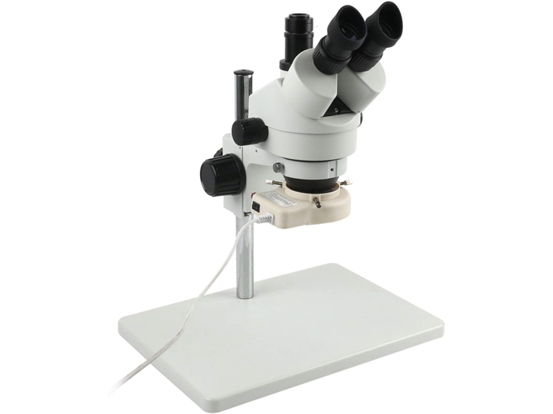 Microscopio Industrial, Estereoscópico Trinocular, Zoom Continuo De 7x A 45x.