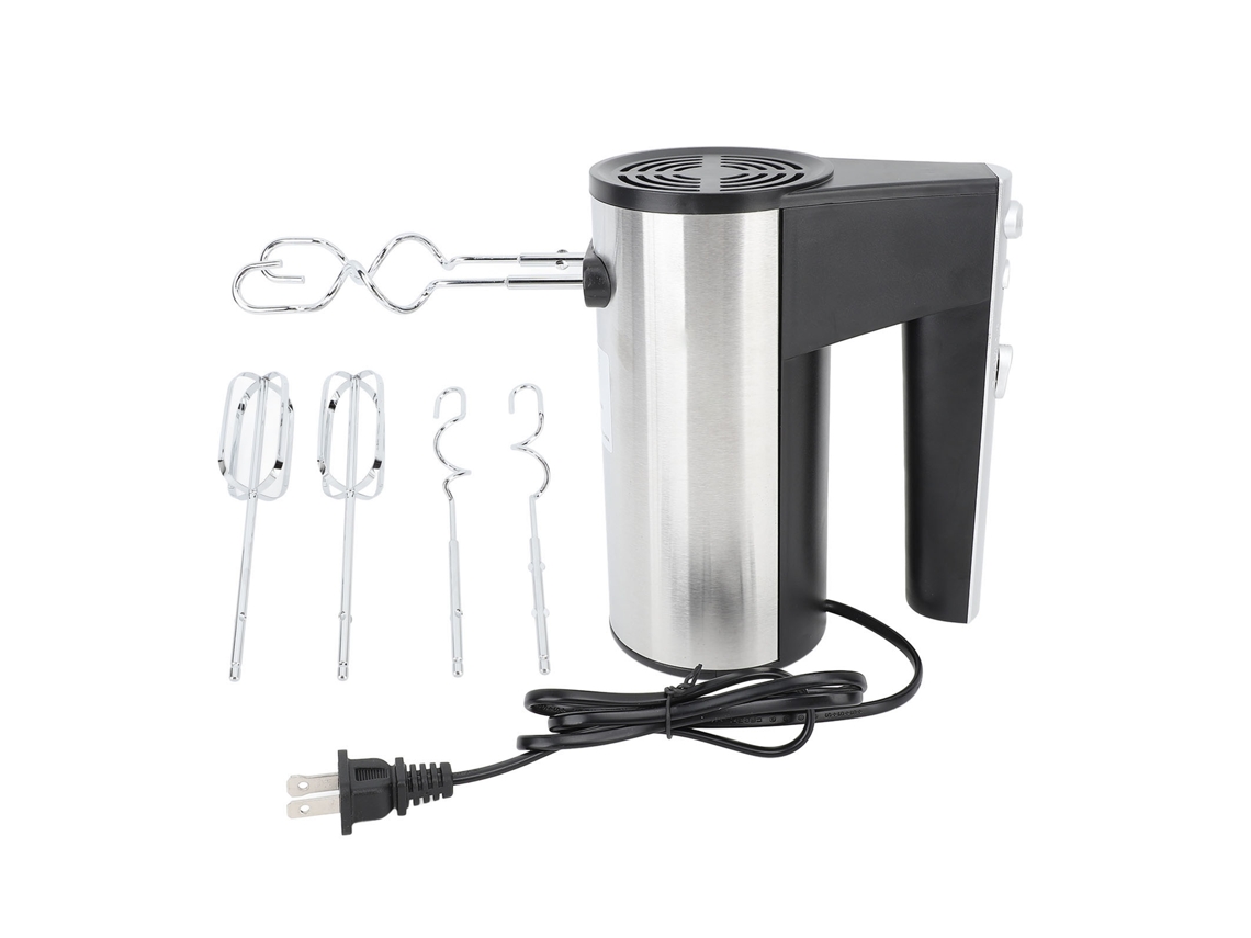Batidora Eléctrica De Mano De 500 W Con 5 Velocidades, Función Turbine Boost, De Acero Inoxidable, Para Pasteles, Masas Y Huevos.