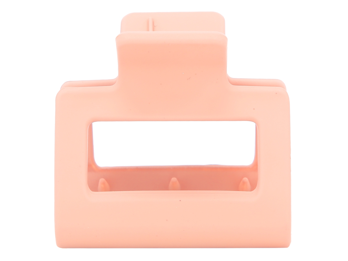 Pinza De Pelo Cuadrada De Plástico Con Agarre Fuerte Para Chicas Y Mujeres Color Rosa Carne