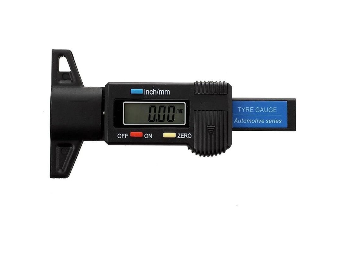 2026-calibre Digital De Profundidad Lcd Para Medir Pisos De Neumáticos Motocicletas Camiones 0-25.4mm