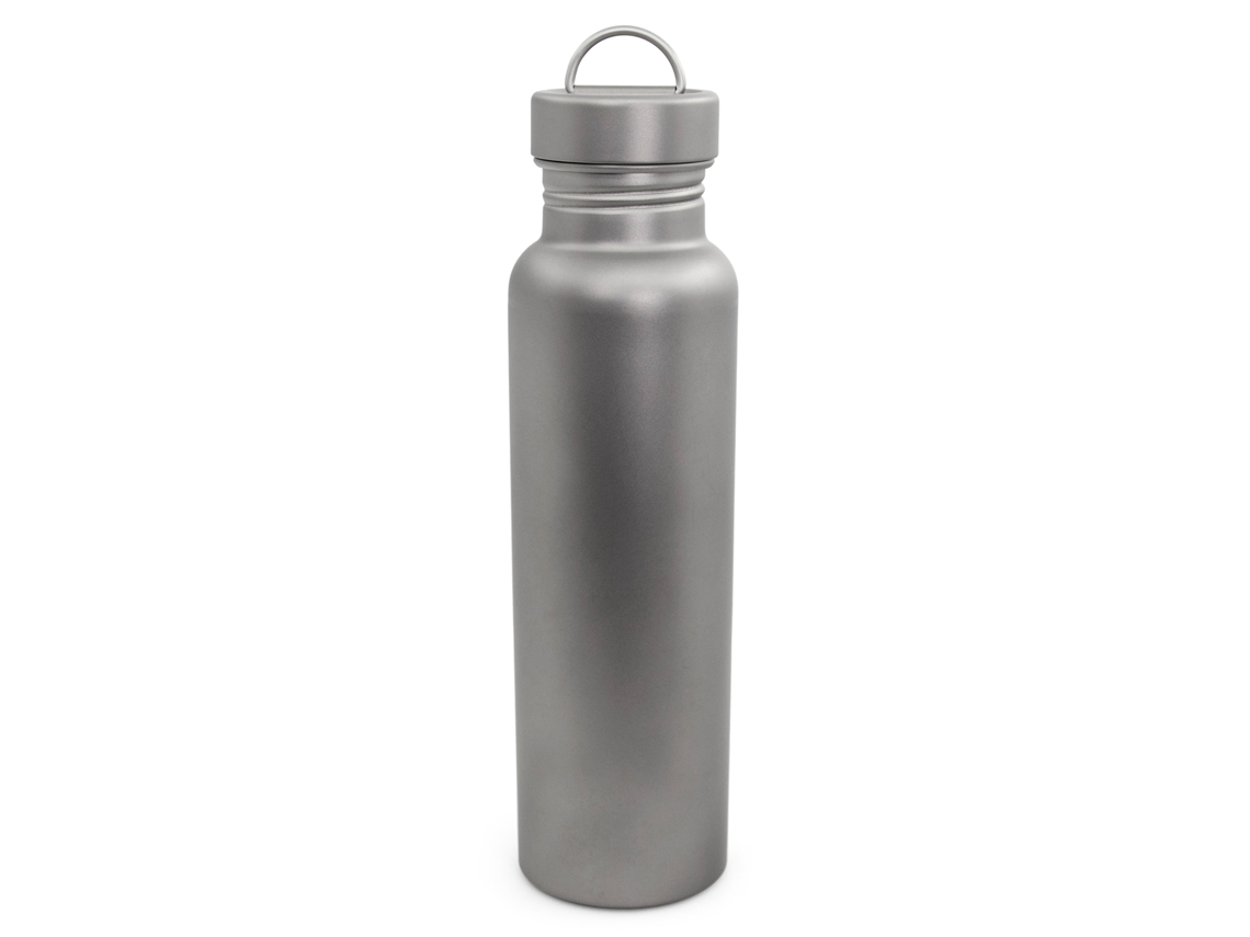 Garrafa de água de titânio 600ml/800ml, suave, para camping e atividades ao ar livre.