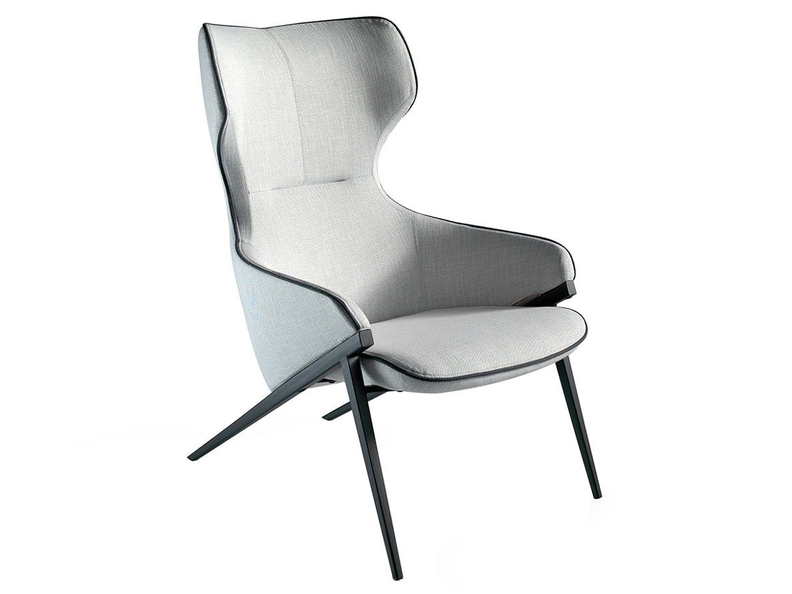 Sillón ANGEL CERDÁ S.L. 5009 (Blanco, Negro - Poliuretano, Tejido - 70 x 90 x 102 cm)