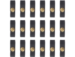 Organizador De Cables De 24 Piezas De Piel Sintética Para Cables Usb Y Auriculares Con Práctico Lazo De Piel.