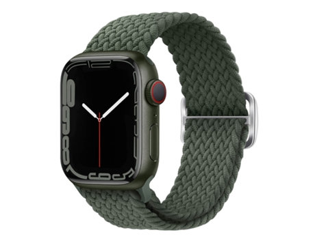 Correa Apple Watch 41mm / 40mm y 38mm Nylon Trenzado Transpirable Caqui AVIZAR