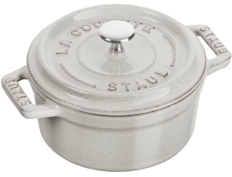 Cacerola STAUB (Blanco - Hierro Fundido - 10 cm)