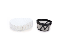 Cesta De Filtro De Café Reutilizable Con 100 Papeles De Filtro De Pp De Acero Inoxidable, Compatible Con Mr Coffee Cgx20 Morphy Richards 162010