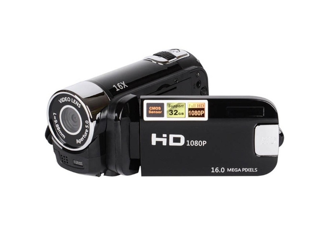 Cámara de vídeo Halinuia DV para viajes nacionales, 16 MP, zoom 16x, HD