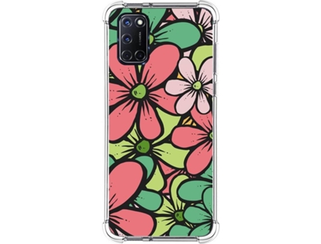 Carcasa Oppo A52 TUMUNDOSMARTPHONE Dibujos Antigolpes Flores 02 Multicolor