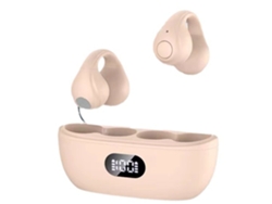 Auriculares inalámbricos Bluetooth 5.3, auriculares abiertos con clip y conducción aérea, con estuche de carga.
