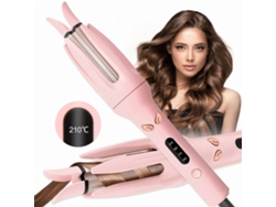 Tenaza Rizadora Automática Cerámica Giratoria 1 Pulg, 4 Niveles Calor, Temporizador Antienredos, Para Rizos Perfectos En Hogar O Salón
