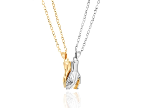 Collares colgantes de dos almas de un corazón para pareja, collar de parejas magnéticas