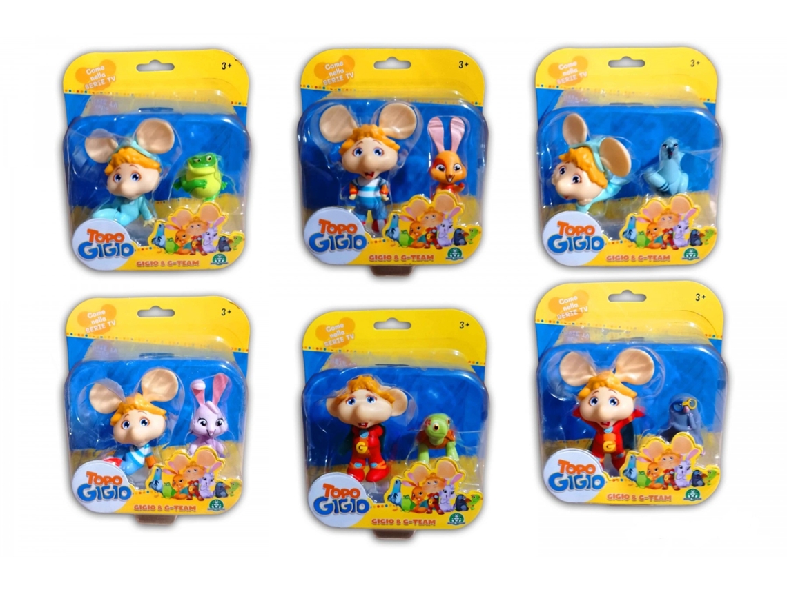 Pack 2 Figuras Topo Gigio 1 Pack TOPO GIGGIO