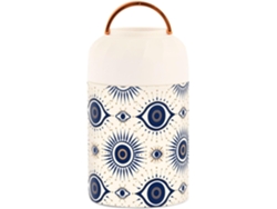 Tarro Térmico Vintage De Acero Inoxidable Con Cuchara Para Comidas Frías O Calientes, 500 Ml Grado Alimen...