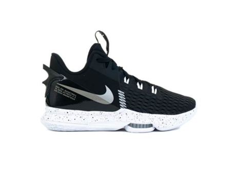 Zapatillas Deportivas NIKE (Negro, Blanco -Material Sintético, Tejido -30)