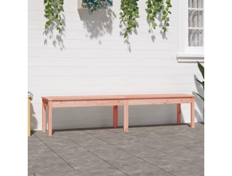 Banco De Jardín VIDAXL Marrón Madera (203.5x44x45 cm)
