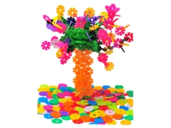 Juego De Discos Y Bloques Interconectables, Diseño De Copo De Nieve, Juego Educativo Infantil, 500 Piezas.