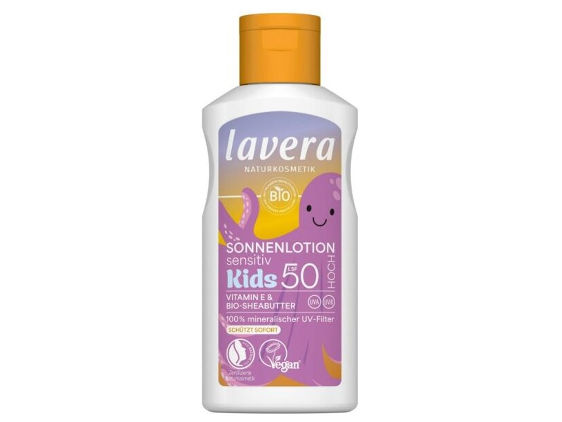 Loción Solar Niños Sensitiv Spf 50 100 Ml Lavera