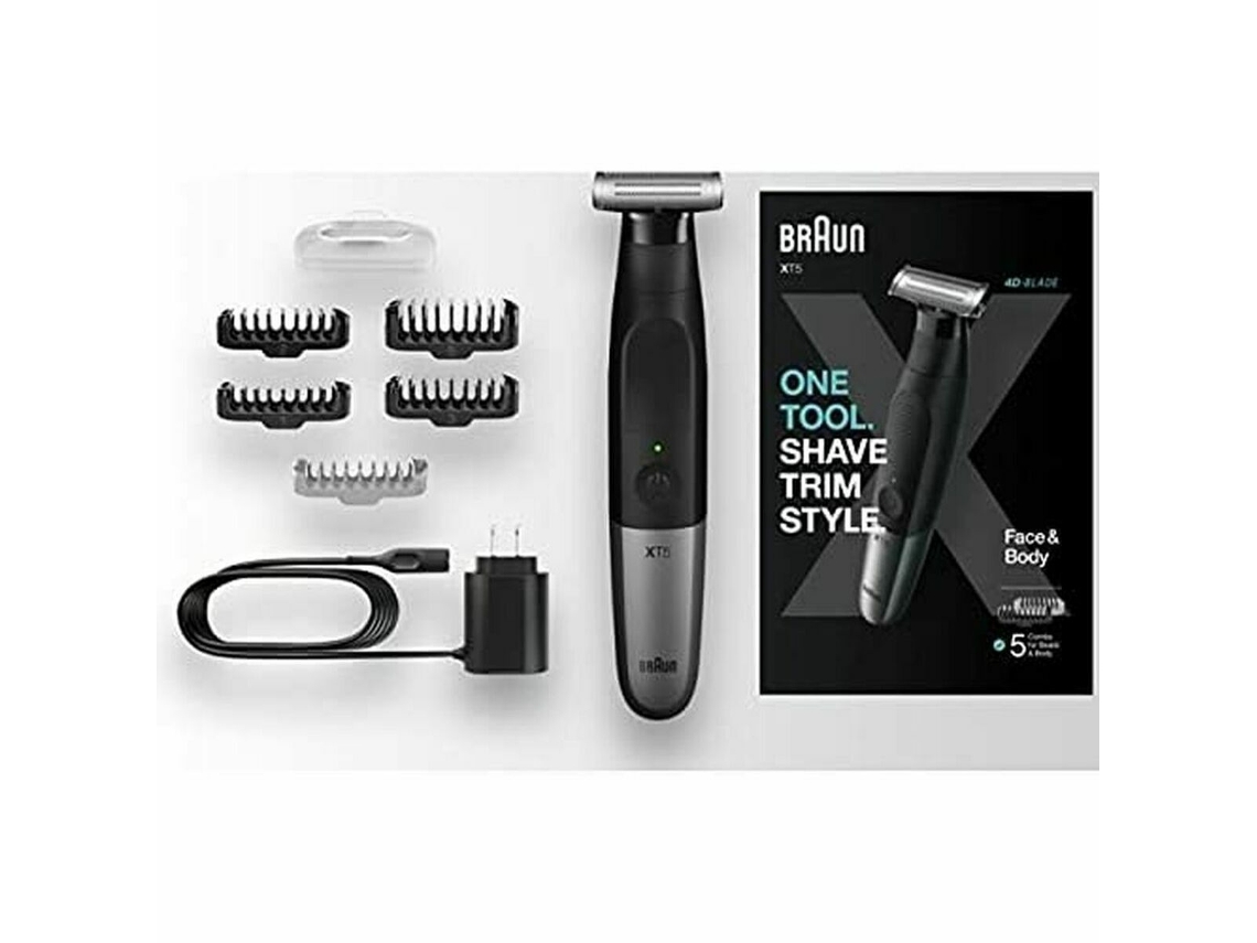 Afeitadora BRAUN Xt5100 Negra Negro/Plata Batería