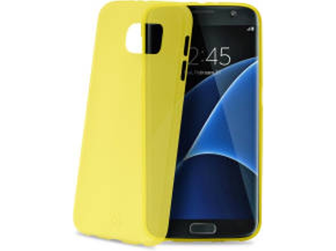 Carcasa Samsung Galaxy S7 Edge CELLY Frost Amarillo