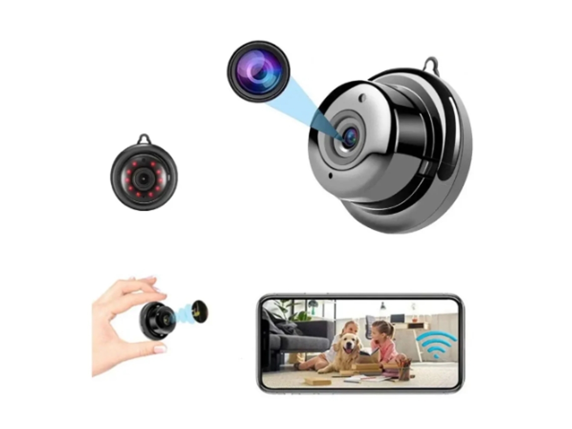 Cámara de seguridad Wi-Fi 1080P Mini cámara Ip inalámbrica para niñera vigilancia interior con aplicación de teléfono visualización detección de movimiento YEMAESRE