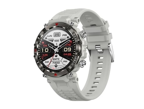 Smartwatches Gran Pantalla HD 1 39 Pulgadas Ip67 Resistente Al Agua Gris AUJEZON
