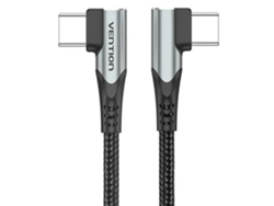 Cable USB 2.0 Tipo-C 90° Vention Tanhd/ Cable USB Tipo-C macho -
