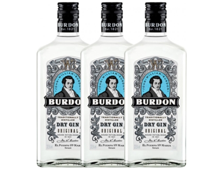 Gin CABALLERO Caballero Burdon Original Dry Gin (0.7 L - 3 unidades)