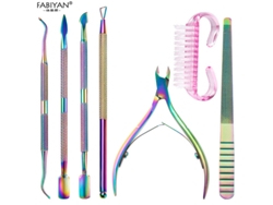 Juego de herramientas y accesorios para decoración de uñas, 7 piezas C