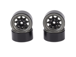 Neumáticos Beadlock De 1 Pulgada De Ancho, Universales Para Coches Rc, Piezas De Atv Traxxas Con Tornillos, Color Titanio.