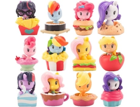 Set de Figuras Pequeños Ponis (12 unidades - 4 - 5 cm)
