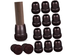 Juego De 16 Almohadillas Para Patas De Sillas De Madera: Calcetines Y Cojines Que Reducen El Ruido.